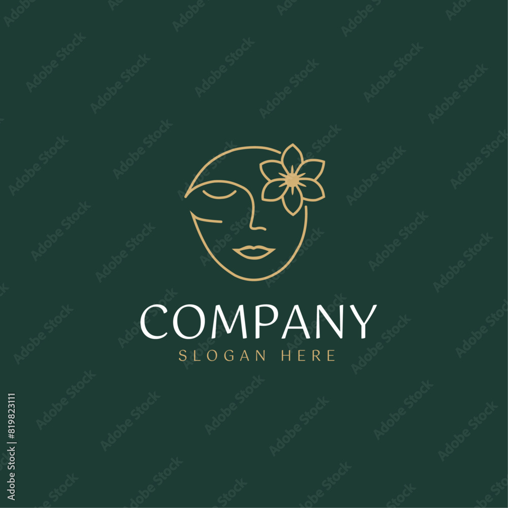 Beauty Cosmetic Logo Template