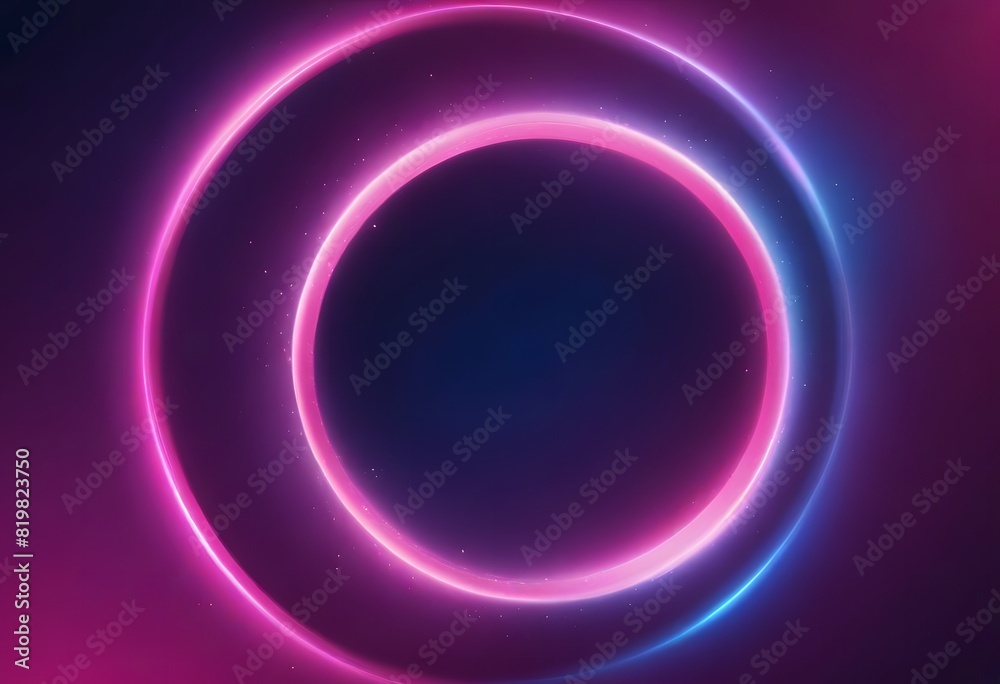 Glowing Green light ring black background grainy gradient noise texture poster banner backdrop abstract design