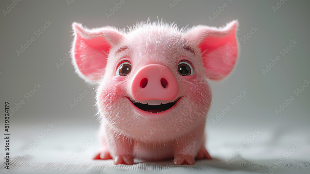 A Cheerful Piglet With All the Moves A Cheerful Piglet With All the Moves