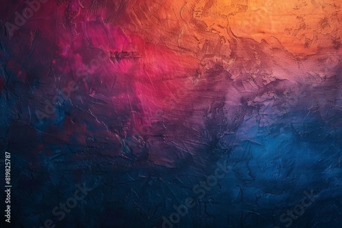 Wallpaper Mural Dark abstract background with UV neon glow, blurred light lines, waves. Blue-pink neon light. Beautiful simple AI generated image in 4K, unique. Torontodigital.ca