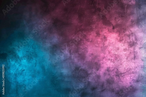 Dark abstract background with UV neon glow  blurred light lines  waves. Blue-pink neon light. Beautiful simple AI generated image in 4K  unique.