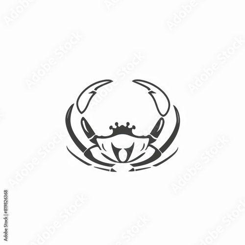 A crab wearing a crown, suitable for marine-themed designs © Fotograf