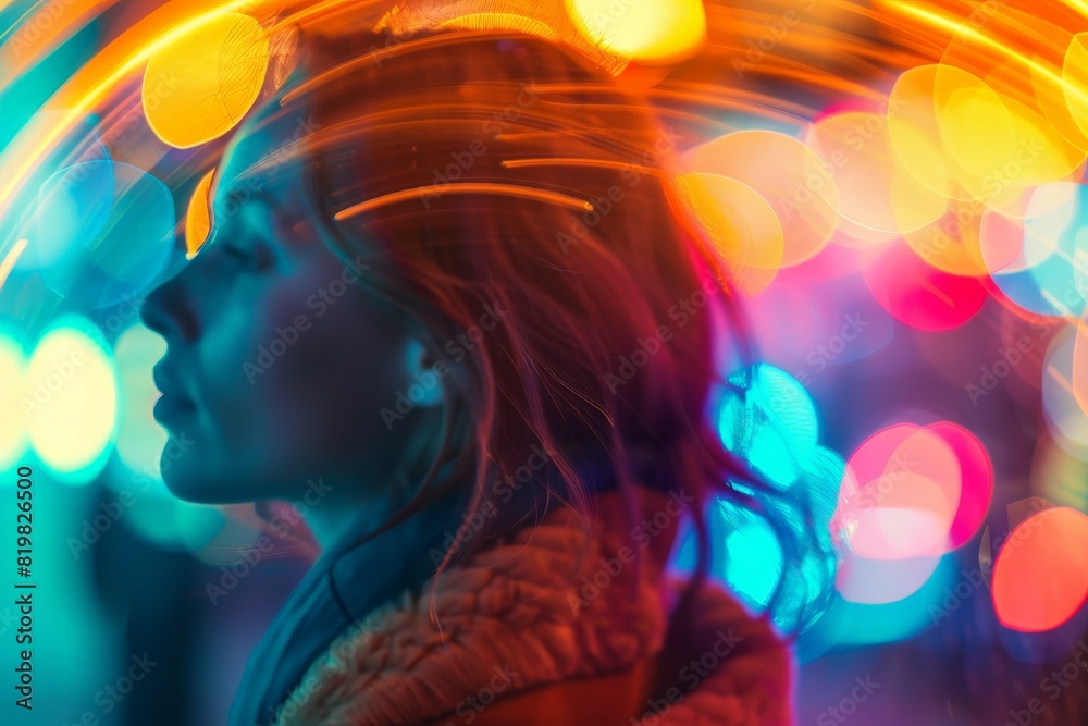 Dark abstract background with UV neon glow, blurred light lines, waves. Blue-pink neon light. Beautiful simple AI generated image in 4K, unique. Dark abstract background with UV neon glow, blurred light lines, waves. Blue-pink neon light. Beautiful simple AI generated image in 4K, unique.