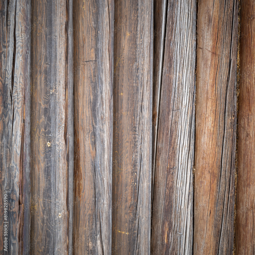 background with vertical cracked logs background with vertical cracked logs