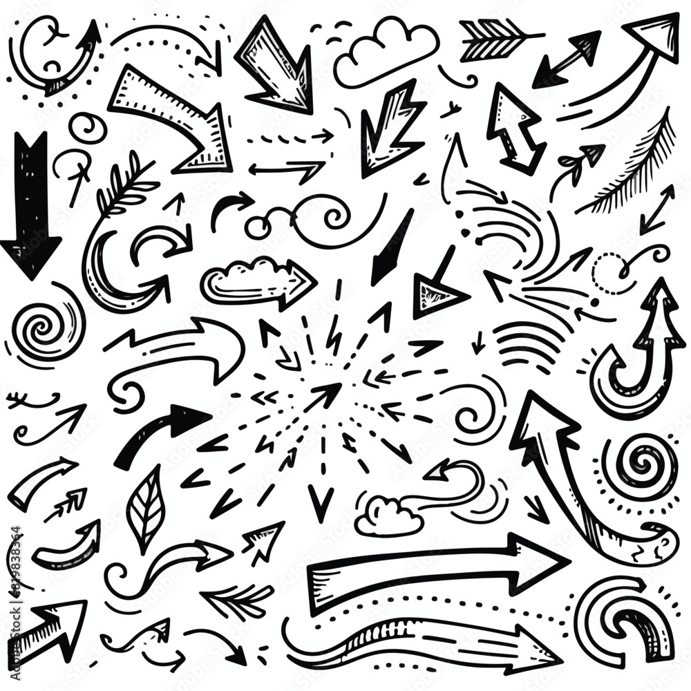 Set of Hand drawn vector Design Set of Hand drawn vector Design