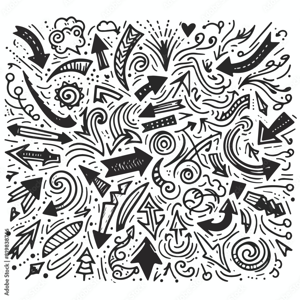 Set of Hand drawn vector Design 