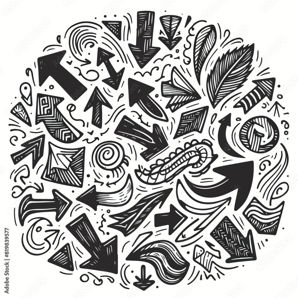 Set of Hand drawn vector Design Set of Hand drawn vector Design