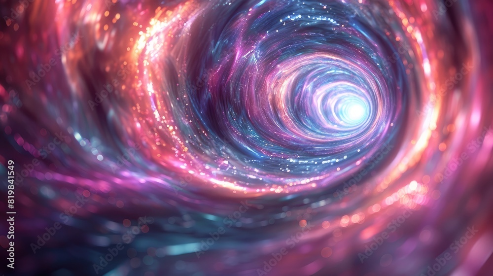 Obraz premium Swift Change via Surreal Dimensional Vortex of Brilliant Movement and Illumination
