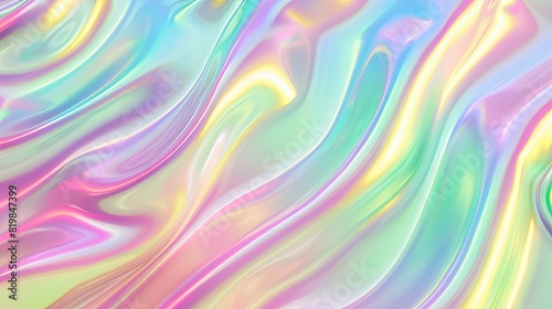 Background with Fantastic Abstract Holographic Pattern