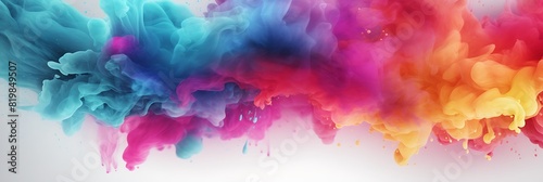 A graphics resource kit with colorful watercolor splashes.