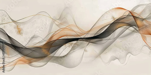 Abstract Marble Stone Pattern Texture with Gold and Multicolored Accents