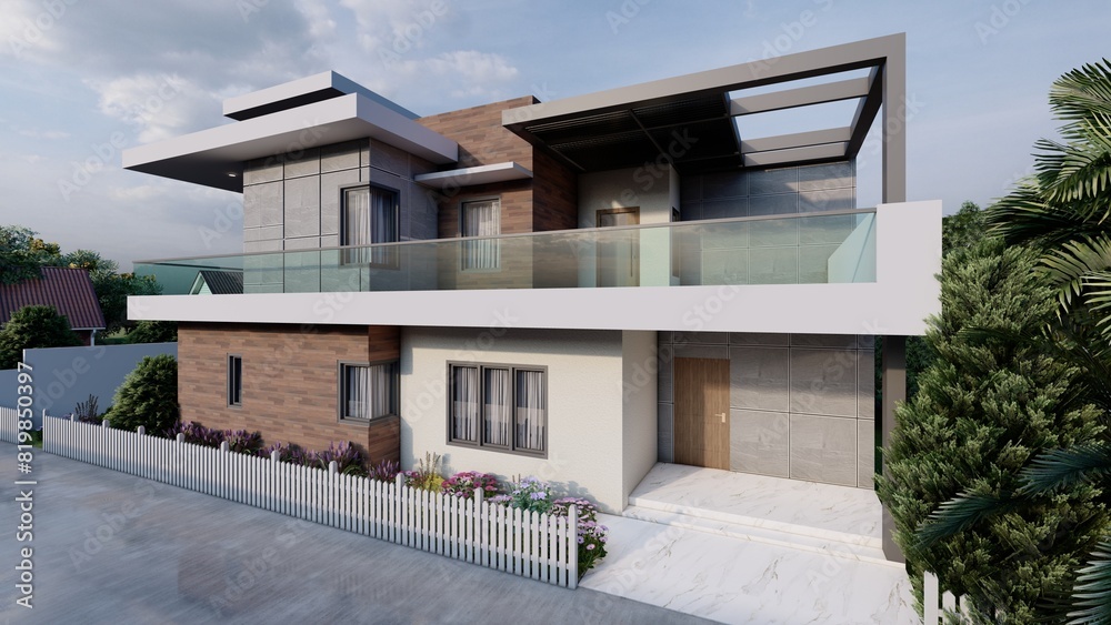Fototapeta premium house in the city