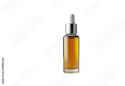 Sleek Dropper Bottle Mockup for Beauty Products on transparent background PNG file