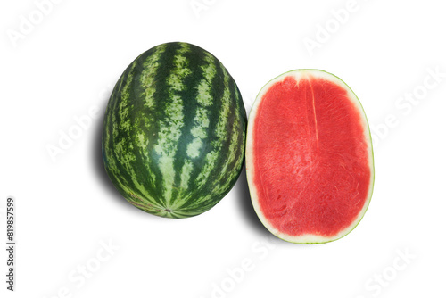 watermelon slice isolated on white background. This has clipping path. 