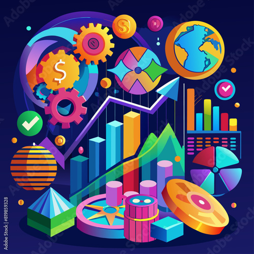Vivid, abstract currency and financial market visuals for economy, business, or fintech content.
