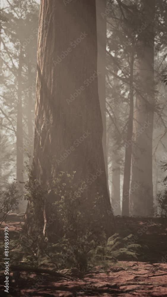 A forest filled with lots of tall trees A forest filled with lots of tall trees