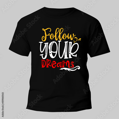 T shirt typography design for print