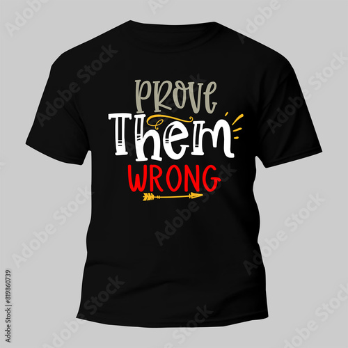 T shirt typography design for print