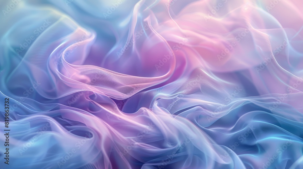 Pink and blue swirling fabric with silky texture Pink and blue swirling fabric with silky texture