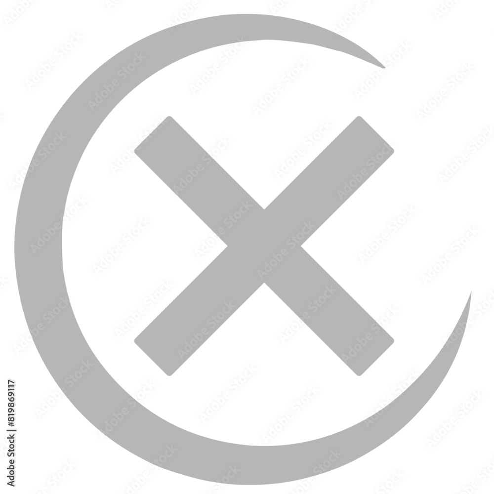 cross mark icon vector design element cross mark icon vector design element