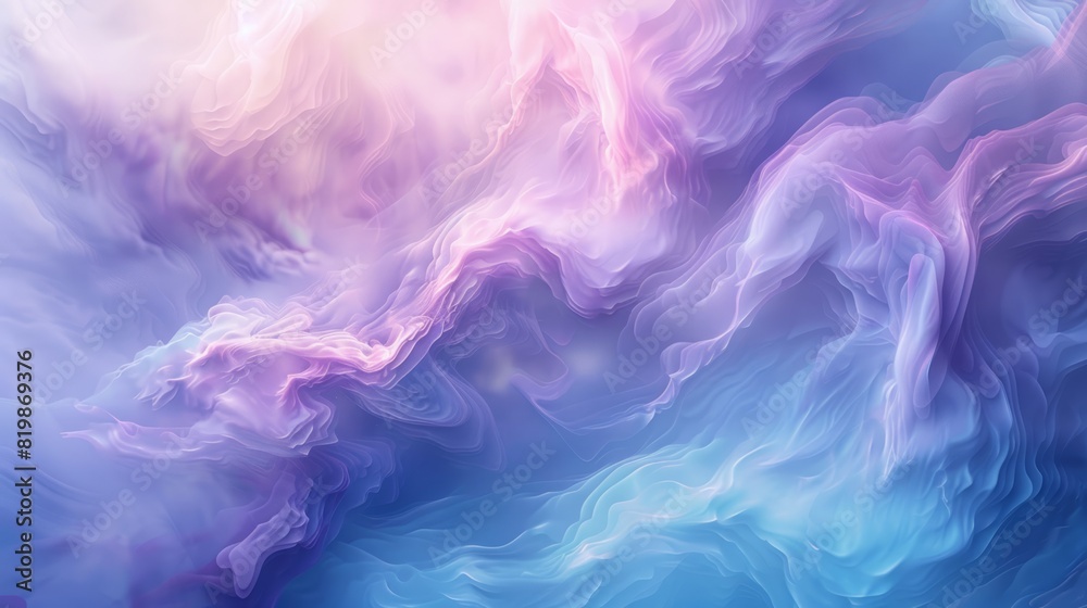 Flowing abstract art in purple and blue tones. Flowing abstract art in purple and blue tones.