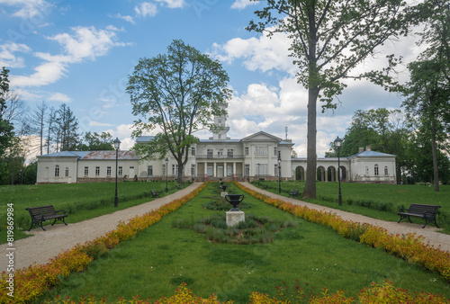 Astravas Manor in Lithuanian town Birzai. photo