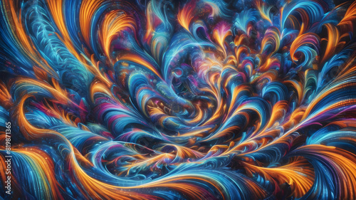 Liquid Gold: Metallic Swirls and Flowing Waves