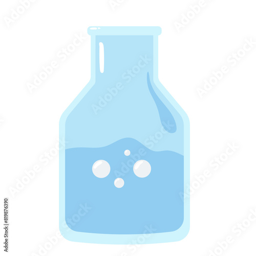 illustration reagent bottle