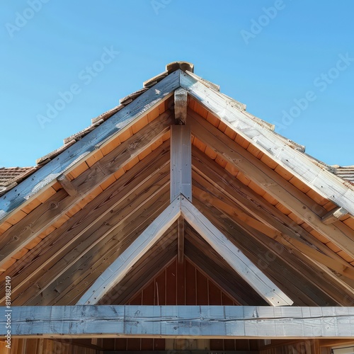 wood roof structure 