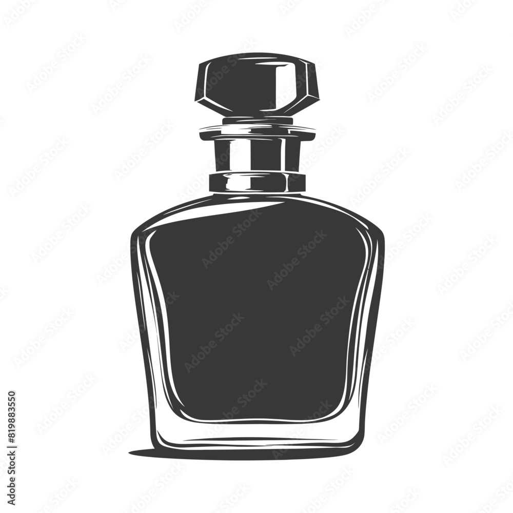 Silhouette perfume bottle black color only Silhouette perfume bottle black color only