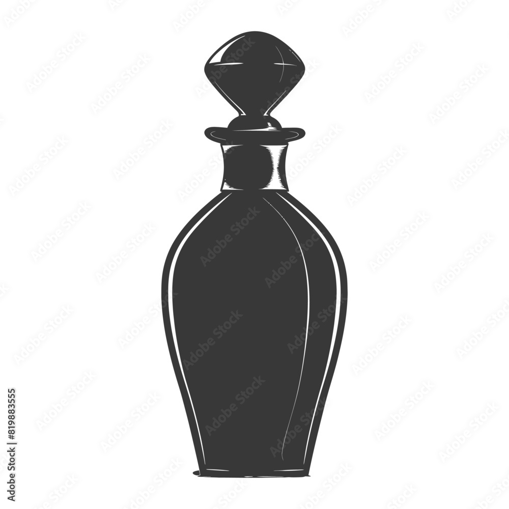 Silhouette perfume bottle black color only Silhouette perfume bottle black color only
