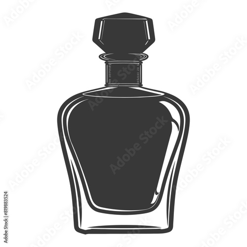 Silhouette perfume bottle black color only