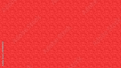 seamless colorful vivid red crystal polygon shape pattern style background