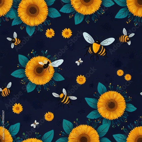 World Bee Day. World Bee Day creative template for banner  poster  flyer  sticker  postcard  t-shirt  etc. honey bee on a flowers in the nature banner for World Bee Day.