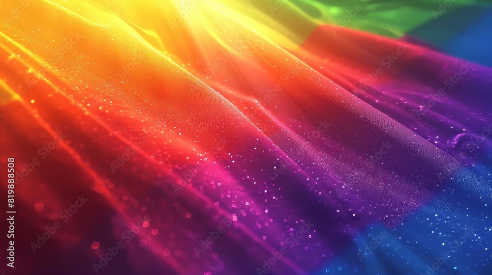 Rainbow gradient background for Pride Month celebrations, with copy space