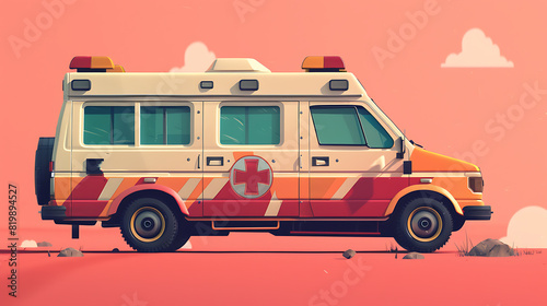 First aid kit, minimal background,  Equipment for helping basic patients stay safe