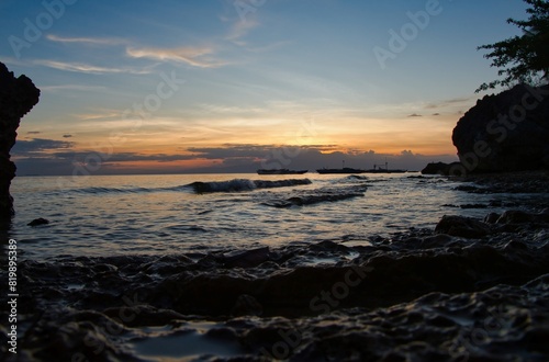 Sunset at San Juan, Siquijor island