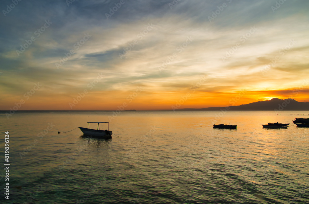 Sunset at San Juan, Siquijor island Sunset at San Juan, Siquijor island