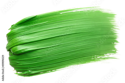 Green Textured Brush Stroke: A textured green brush stroke with natural, uneven edges, suitable for organic and eco-friendly designs.
 photo