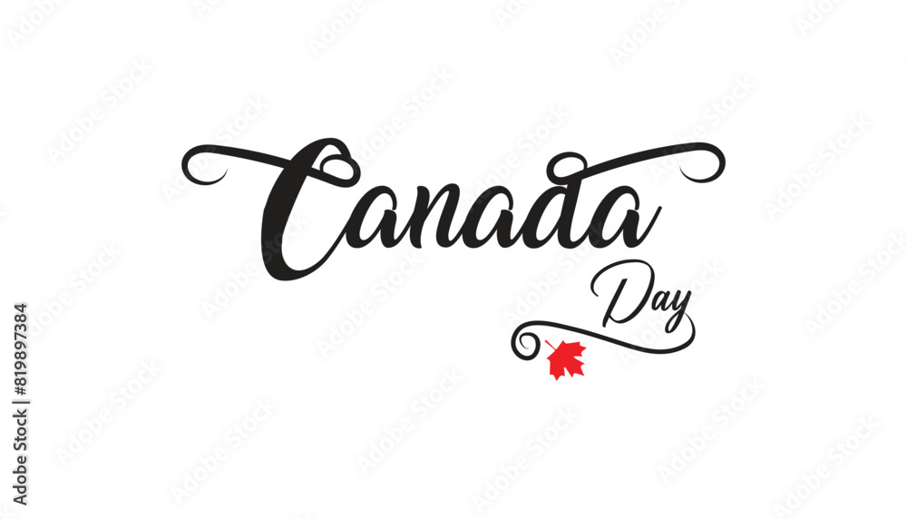 Happy Canada Day observed every year in July. Template for background, banner, card, poster with text inscription. Happy Canada Day observed every year in July. Template for background, banner, card, poster with text inscription.