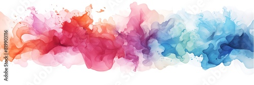 Create graphics resources with diverse watercolor splash patterns.