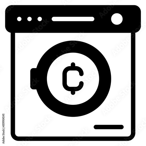 crypto money laundering icon