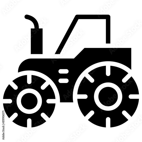 tracktor solid icon