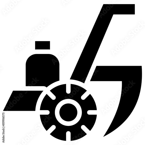 cultivator solid icon