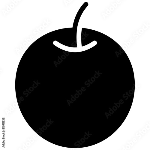 blueberry solid icon