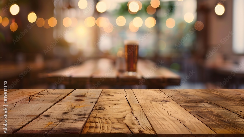 Wooden board empty table in front of blurred background Perspective brown wood over blur in coffee shop can be used for display or montage your productsMock up your productsVintage fi : Generative AI Wooden board empty table in front of blurred background Perspective brown wood over blur in coffee shop can be used for display or montage your productsMock up your productsVintage fi : Generative AI