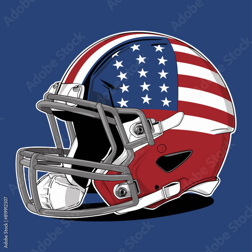 american football helmet