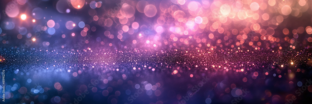 A blue and purple wave with a lot of sparkles A blue and purple wave with a lot of sparkles
