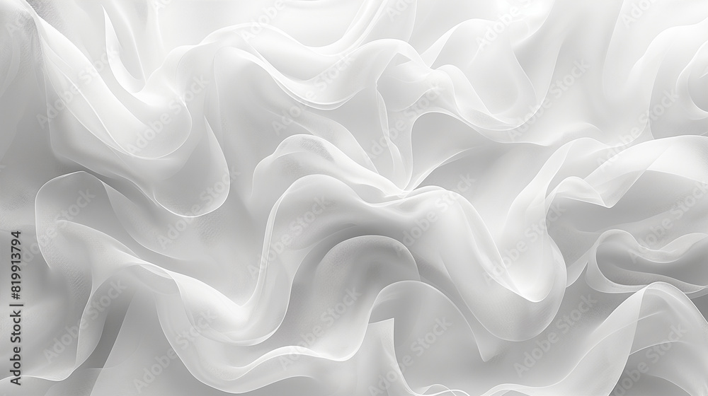 A white and grey abstract painting of a wave A white and grey abstract painting of a wave