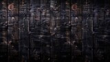 Wooden dark background of free space for your decoration : Generative AI